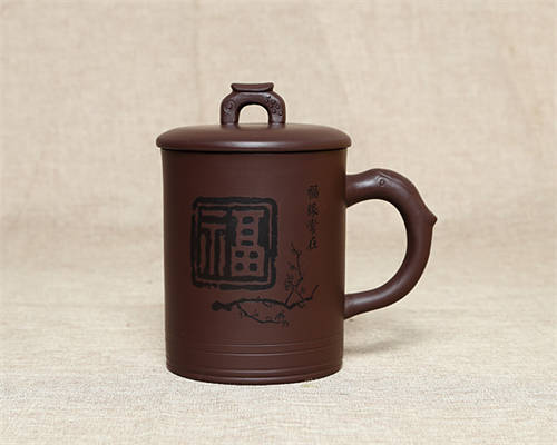 紫砂杯福字原矿朱泥紫砂杯紫砂杯适合泡什么茶？